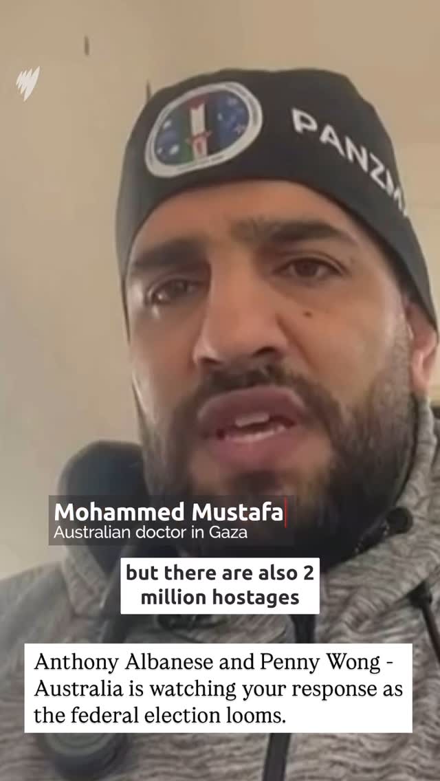 Australian doctor speaks from Gaza