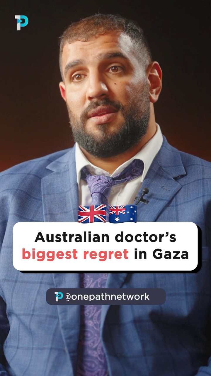 Australian doctor's biggest regret in Gaza