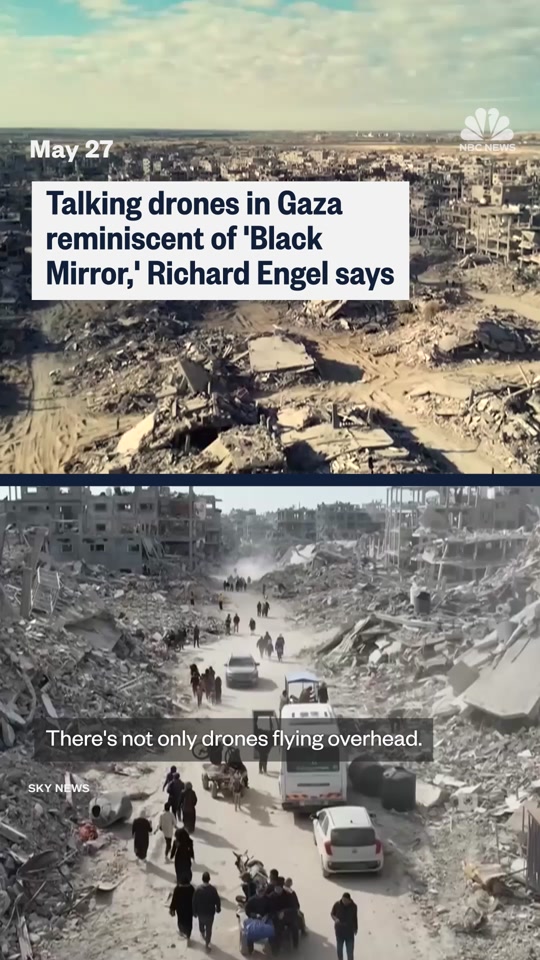 It's already sci-fi dystopia future in Gaza