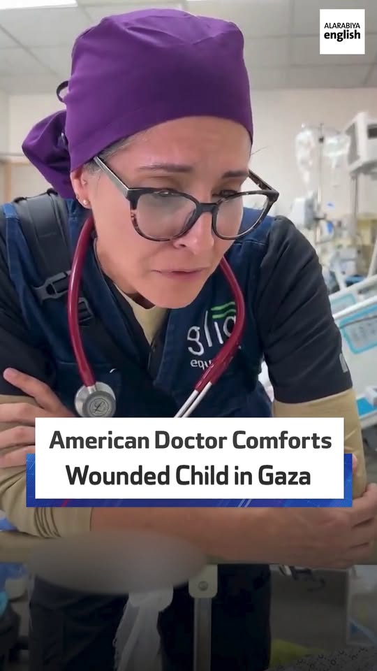 American doctor's message to her patient in Gaza