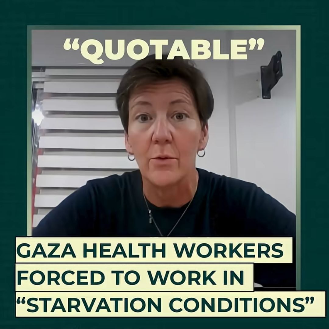 Gaza health workers forced to work in “starvation conditions”