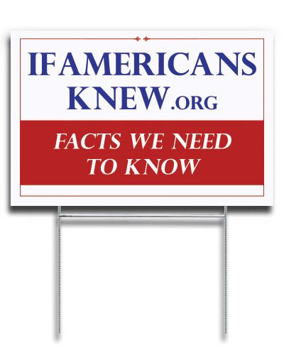 Facts We Need To Know - Yard Sign