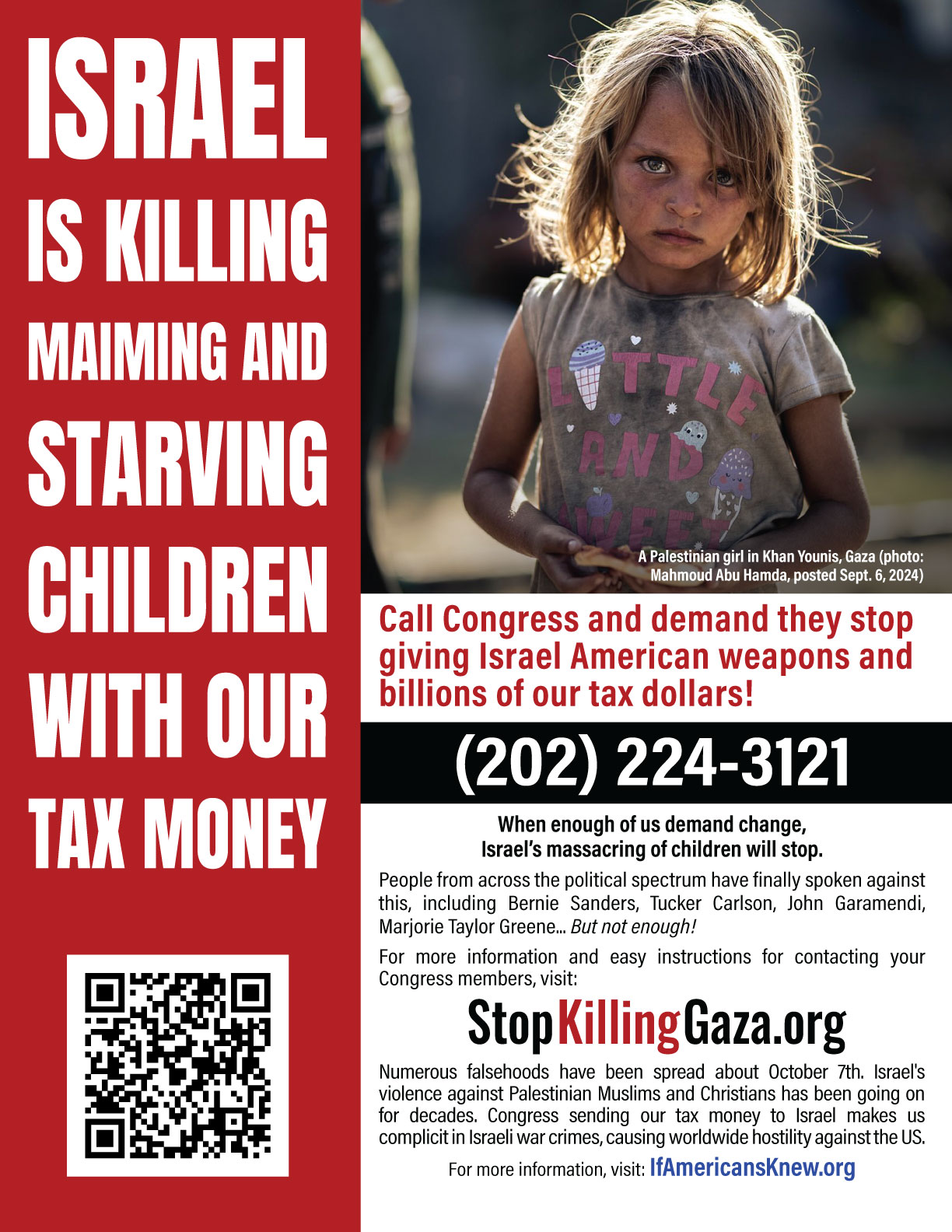 Gaza Action Flyer Preview