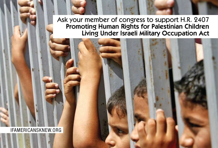 Human Rights for Palestinian Children Card Front