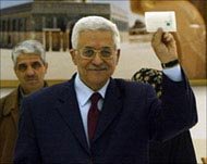 Mahmoud Abbas, the new Palestinian president.